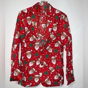New Suitmeister Santa Jacket & Tie Size Small
